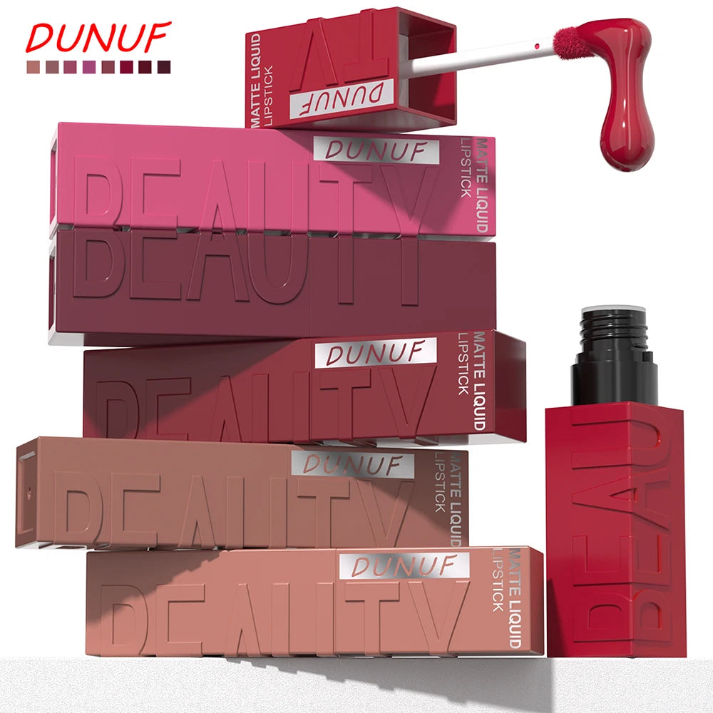 Waterproof Matte Lip Kit – 8 Long Lasting Shades
