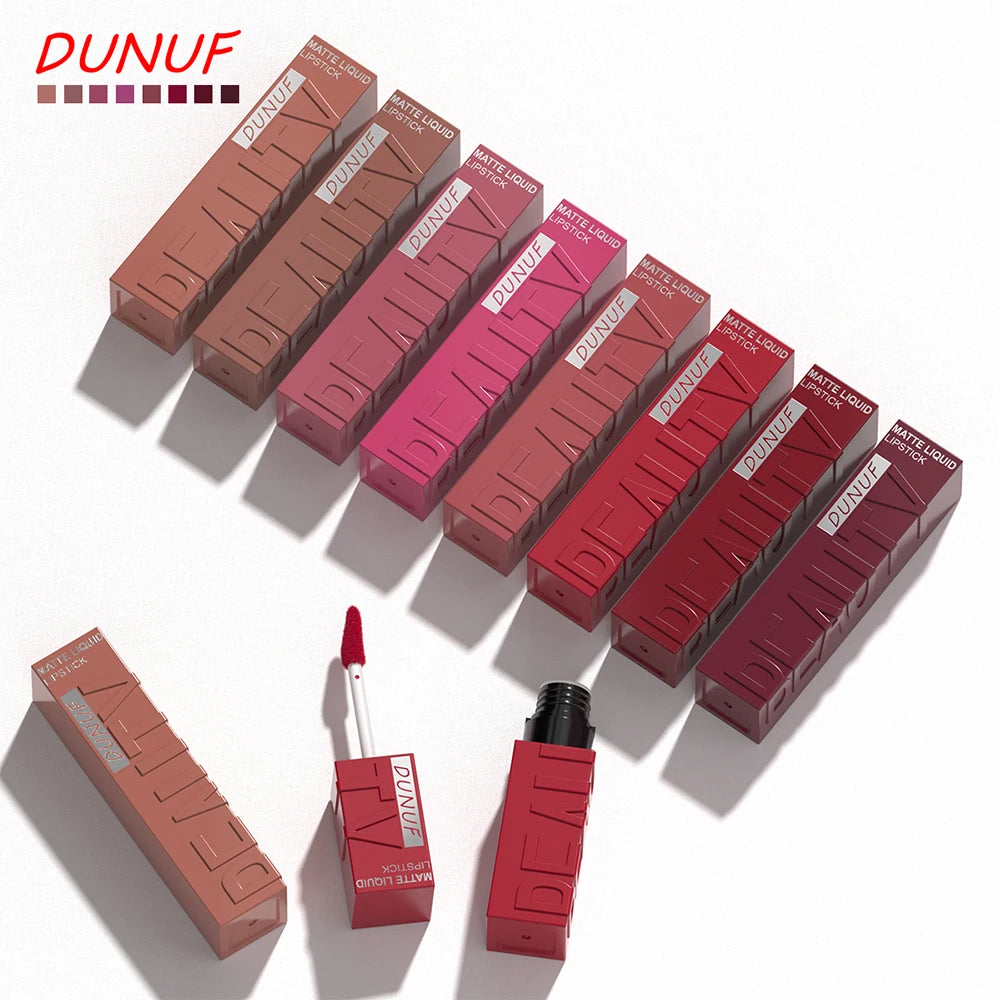 Waterproof Matte Lip Kit – 8 Long Lasting Shades