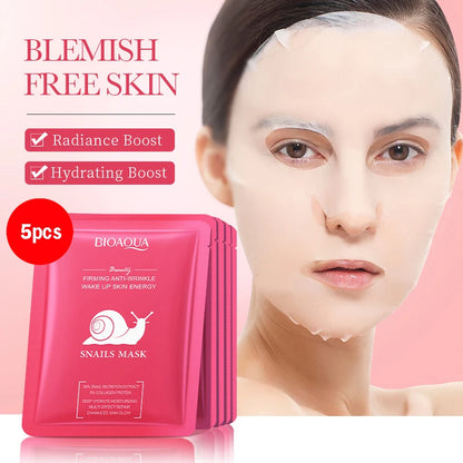 BIOAQUA Snail Retinol Face Mask – Hydrating & Firming Skincare